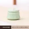 Caixa de Cerâmica Portátil Estilo Retrô 10g Lata Selada para Chá Pó de Incenso Tamanho Pequeno Creme Mini Blush Frasco para Decantar Batom