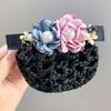 Malla para el Cabello de Niña Recogido de Baile Bolsillo Invisible para el Cabello de Niña Tocado de Flor Cabeza de Bola Accesorios Fijos para el Cabello Accesorios para el Cabello de Niñas