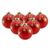 Bolas de Navidad de Vidrio Pintado Nuevas Transfronterizas Colgantes para Árbol de Navidad Bolas de Navidad Bolas Decorativas Adornos de Decoración Navideña Regalos