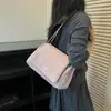 Bolsa Mensageira Simples de Grande Capacidade para Mulheres 2026 Novo Estilo Macia Casual Preguiçosa Bolsa de Ombro Corrente Bolsa Transversal para o Dia a Dia