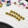 Fábrica de Accesorios para Joyería de Cuentas Hechas a Mano DIY, Cuentas Sueltas de Perlas de Imitación, Semiesfera Multicolor ABS, Suministro Directo de Fábrica