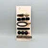 Presilha de Pato Cor Mocha Outono e Inverno Presilha Preta para Cabelo Ins Retro Temperamento Presilha para Franja Presilha de Cabelo Acessórios de Cabelo de Celebridade da Internet Acessório de Cabeça