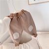 Roupas Infantis 2025 Outono e Inverno Novas Calças Casuais de Lã Grossa Estilo Coreano para Crianças Calças de Moletom Outono e Inverno para Meninas 20826