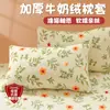 Juego de 2 Fundas de Almohada de Leche Espesa de Invierno 2026 Nueva Funda de Almohada de Coral Fleece 48x74cm Funda de Almohada para Estudiante 2