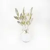 Transfronterizo Especialmente Diseñado para Navidad Polvo de Oro Simulado Guirnalda de Árbol de Navidad de 6 Hojas de Olivo Decoración de Ratán Esquejes al por Mayor