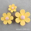 Accesorios de Resina Margarita Pequeña Girasol Funda de Teléfono DIY Materiales para Niños Pegamento Crema Accesorios para el Cabello Flores Hechas a Mano