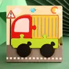 Bloques de Construcción para Niños de Preescolar 2-3-4 Años Bebé Educación Temprana Beneficiando el Desarrollo de la Inteligencia Niños y Niñas Juguetes de Rompecabezas Tridimensional