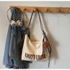 Bolso Cruzado de Hombro Retro Casual Nuevo para Mujer Bolso Simple con Letra Bolso Tote Cruzado para Viajes Diarios Mochila Multifuncional para Estudiantes