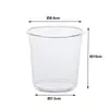 Taza de Café Desechable Bebida Casera Bebida Caliente y Fría Taza de Plástico PET Empaquetada para Llevar Taza DIY de Té con Leche con Tapa