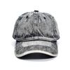 Nueva Gorra de Béisbol de Algodón Lavado para Hombres y Mujeres Cabeza Grande Wai Ala Ancha Mezclilla Estilo Viejo Gorra Transfronteriza Sombrero de Sol Americano