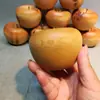 Adornos Navideños de Talla en Madera de Manzano Pequeño de Tuya Taihang Fragancia Natural Duradera Rica Decoración del Hogar Artesanías de Madera Maciza