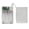 Lanterna 5 3 2 caixa de bateria transparente 8 funções USB controle remoto caixa de bateria à prova d'água 2032 caixa de bateria de botão
