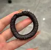 Goma para el pelo simple de satén estilo coreano para mujer, sujetador antideslizante para coleta alta, cuerda de pelo colorida, accesorio para el pelo elástico