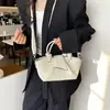 Bolso de cubo de mano de nicho estilo coreano para mujer, nuevo modelo 2026, bolso tote de alta gama para el día a día, elegante bolso de hombro y cruzado