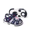 Sandalias de verano para bebé, antideslizantes, de suela suave, transpirables, de tela, venta al por mayor, MY23-9