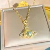 Moda Transfronteriza Exquisito Collar de Acero de Titanio con Circonitas para Mujer, Lujo Ligero Colgante Versátil de Trébol de Cuatro Hojas Joyería
