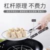 Clipe para Tigela Espessada, Clipe Durável de Aço Inoxidável para Prato, Levantador de Pratos de Cozinha, Clipe Antiderrapante para Tigela, Clipe de Silicone Anti-Escaldante