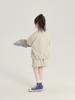 Pudding Haru Collar Coat Calças Curtas Saia 2025 Novo Terno para Meninas Casual Feminino Leve Jaqueta Terno