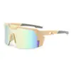 Gafas de Sol Deportivas Integradas para Ciclismo Gafas de Sol Resistentes al Viento Color Deslumbrante Recubiertas Gafas para Correr Bicicleta de Montaña U