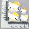 Presilha Bb Gato Kt Grampo de Cabelo Caixa de Papelaria Acessórios de Resina Adorno de Cabeça Desenho Animado Material DIY Cola de Creme Porta-Retrato Capa de Celular