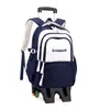 Mochila escolar con ruedas para niños de 3.º a 6.º grado, ideal para estudiantes de primaria y secundaria. Mochila de gran capacidad para subir escaleras.