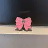Zapatos Perforados Estilo Barbie con Decoraciones de Zapatos de Jardín Arcoíris de Alta Gama, Hebilla Integrada de Concha y Estrella de Mar, Accesorios de Plástico para Ventas Transfronterizas