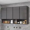 Gabinetes de Pared de Cocina de Aleación de Aluminio, Gabinetes de Almacenamiento de Pared, Gabinetes de Pared para Balcón y Baño