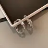 Pendientes Asimétricos con Textura de Lava Estilo Europeo y Americano para Mujer Diseño de Nicho Pendientes Exagerados Pendientes Personalizados de Gama Alta