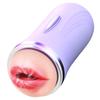 Me encanta la Copa de Succión Vibratoria Calefactora de Modelo de Avión Invertido de Doble Canal del Gran Santo Grial Entrenador de Masaje para Ejercicio de Pene