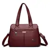Bolsa bolsa feminina nova 2024 bolsa mensageiro bolsa de mãe feminina bolsa de ombro multicamadas grande capacidade bolsa feminina uma geração de cabelo
