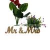 Adornos artesanales de madera para fiestas, bodas, letreros de boda, decoración de escritorio, fotos de boda, alfabeto inglés, accesorios de fotografía