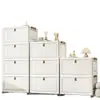 Armário de armazenamento transparente doméstico de 38/48 de largura para lanches, brinquedos e itens diversos; dobrável e móvel com design de tampa basculante