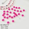 Rosa Barbie Liga de Cerâmica Acrílico Contas Pintadas à Mão Contas de Arroz Pulseira DIY Acessórios de Joias Feitos à Mão