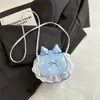 Lindo bolso de hombro estilo coreano, bolso cruzado estilo princesa con lazo de encaje de lunares mini, nueva tendencia de otoño 2026 para mujer