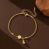 Novos Braceletes de Aço Titânio Europeus e Americanos Mais Vendidos para Mulheres Estilo Ins Moda Personalizada Joias de Mão que Não Desbotam Joias de Aço Inoxidável Atacado