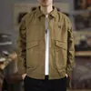 Chaqueta de trabajo de solapa de moda estilo americano de alta gama para hombre, nueva de 2026 para primavera y otoño, holgada, versátil, abrigo casual