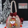 Bolsa de regalo de decoración navideña, bolsa de manzana de Santa Claus transfronteriza, bolsa de dulces para niños, empaque de manzana para Nochebuena