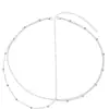 Accesorios de Comercio Exterior Europeos y Americanos Tocado de Cadena con Flecos de Lentejuelas Super Brillantes Tocado de Cadena con Flecos Minimalista Cadena para la Cabeza Versátil para Mujeres