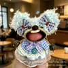 Muñeca de Cáscara de Fruta Producto Terminado, Colgante Carrillón de Viento de Cáscara de Fruta, Muñeca de Vaina de Frijol Artesanía Terminada, Colgante Hecho a Mano Lindo-Feo