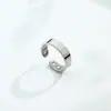 Anillo Magnético de Acero Inoxidable de Venta Caliente Transfronteriza Apertura Magnética Anillo Antironquidos Doble Magnético Salud Moda Pulsera Personalizada