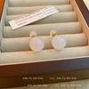 Aretes de Bola de Color Caramelo de Gelatina para Mujer, Nuevo Estilo Ins, Modernos, Frescos, Simples, Exquisitos, de Gama Alta