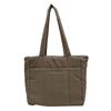 Bolsa Feminina Nova 2026 Transfronteiriça, Simples e Macia, Grande Capacidade, Bolsa de Algodão para Outono e Inverno, Bolsa Tote Grande de Ombro Único em Formato de Nuvem