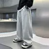 Pantalones deportivos rectos para niños, pantalones deportivos casuales elegantes y holgados para primavera y otoño, nueva colección 2026, pantalones de pierna ancha para niños mayores