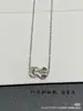 Versión Alta F Unisex Versátil Collar Pulsera Hebilla Forma de 8 Oro V Lujo Ligero Chapado en Oro de 18 Quilates Fábrica de Gama Alta Venta al por Mayor