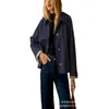 Chaquetas Europeas y Americanas de Tallas Grandes, Ropa Femenina Transfronteriza, Abrigos de Cuadros para Primavera y Otoño, Pedidos Pequeños con Entrega Rápida, Ventas Directas de Fábrica
