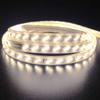 Tira de Luces LED 220V 2835 Alto Brillo 5730 RGB 5050 Colorida Doble Color Impermeable Tira de Luz Suave