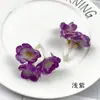 Simulado 3 Pétalas Pequena Flor de Ameixa Cordão DIY Tecido de Seda Flor Artificial Grampo de Cabelo Kit de Materiais Acessórios Fotografia de Casa Pequenos Enfeites