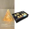 Procesamiento y Personalización de Luz Nocturna Iceberg Luz de Vela Electrónica Forma de Árbol de Navidad Luminoso Arreglo de Cumpleaños Luz Decorativa de Atmósfera