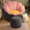 Sofá preguiçoso para deitar e dormir, sofá pequeno de uma pessoa para quarto, pufe de lazer para varanda, tatame, cama para humano e cachorro, poltrona reclinável