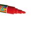 Plumón fluorescente de doble punta al por mayor tiza líquida borrable para graffiti infantil acuarela pluma de vidrio marcador de pizarra brillo